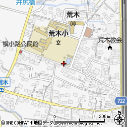 福岡県久留米市荒木町荒木1556周辺の地図