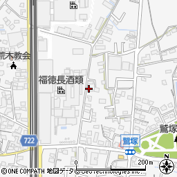 福岡県久留米市荒木町荒木1282周辺の地図
