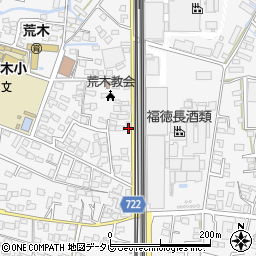 福岡県久留米市荒木町荒木1445周辺の地図