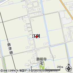 佐賀県小城市江利898周辺の地図