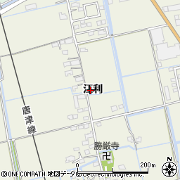 佐賀県小城市江利894周辺の地図