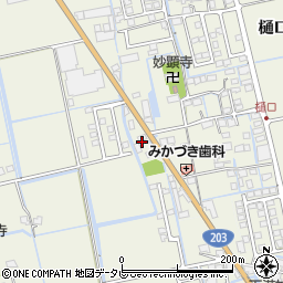 佐賀県小城市樋口964周辺の地図