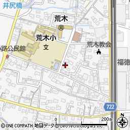 福岡県久留米市荒木町荒木1501-10周辺の地図