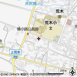 福岡県久留米市荒木町荒木1638周辺の地図