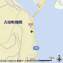 愛媛県宇和島市吉田町鶴間235周辺の地図