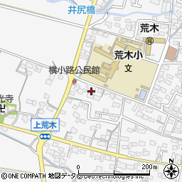 福岡県久留米市荒木町荒木1636周辺の地図