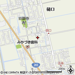 佐賀県小城市樋口1114周辺の地図