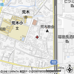 福岡県久留米市荒木町荒木1515周辺の地図