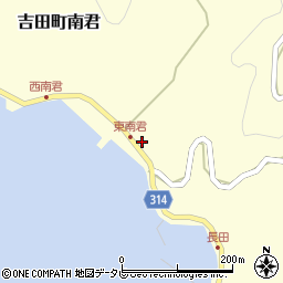 愛媛県宇和島市吉田町南君955周辺の地図