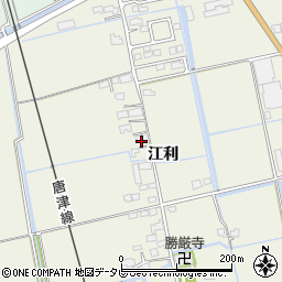 佐賀県小城市江利809周辺の地図