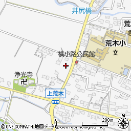 福岡県久留米市荒木町荒木1591-2周辺の地図