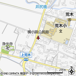 福岡県久留米市荒木町荒木1589-1周辺の地図
