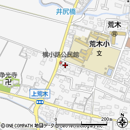 福岡県久留米市荒木町荒木1635周辺の地図