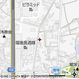 福岡県久留米市荒木町荒木1284-4周辺の地図