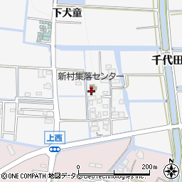 千代田町西部地区生きがいセンター周辺の地図