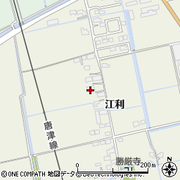 佐賀県小城市江利814周辺の地図