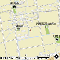 佐賀県佐賀市鍋島町（森田）周辺の地図