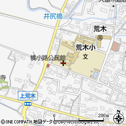 福岡県久留米市荒木町荒木1500周辺の地図