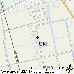佐賀県小城市江利815周辺の地図