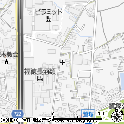福岡県久留米市荒木町荒木1150周辺の地図