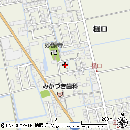 佐賀県小城市樋口1110周辺の地図