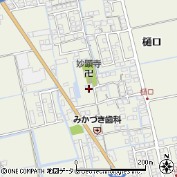 佐賀県小城市樋口974周辺の地図