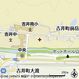 長崎県佐世保市吉井町前岳周辺の地図