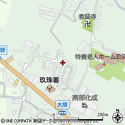 大分県玖珠郡玖珠町大隈272-13周辺の地図