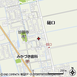 佐賀県小城市樋口1102周辺の地図