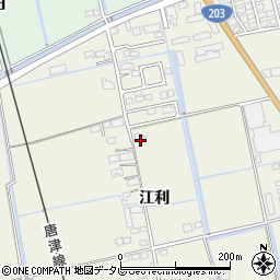 佐賀県小城市江利891周辺の地図