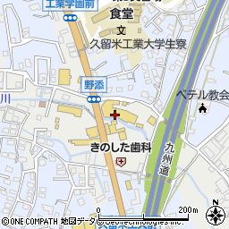 九州三菱久留米支店・クリーンカー久留米周辺の地図