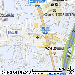 福岡トヨタ自動車久留米南店・Ｕ－Ｃａｒ久留米南周辺の地図
