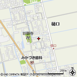 佐賀県小城市樋口1105周辺の地図