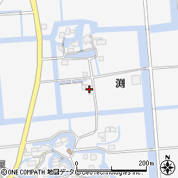 佐賀県佐賀市兵庫町渕1176-1周辺の地図