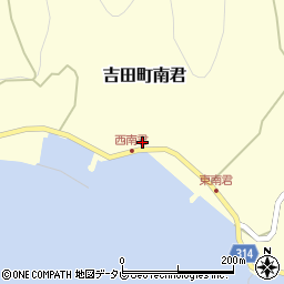 愛媛県宇和島市吉田町南君595周辺の地図