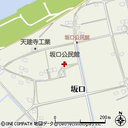 坂口公民館周辺の地図