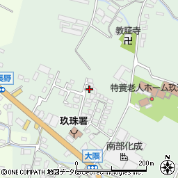 大分県玖珠郡玖珠町大隈272-10周辺の地図