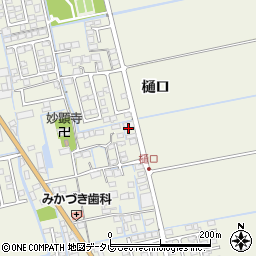 佐賀県小城市樋口1100周辺の地図