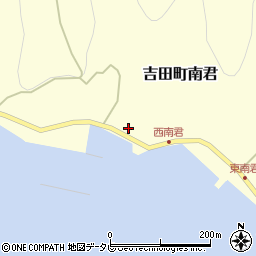 愛媛県宇和島市吉田町南君464周辺の地図