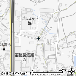 福岡県久留米市荒木町荒木1163-1周辺の地図