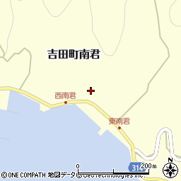 愛媛県宇和島市吉田町南君619周辺の地図