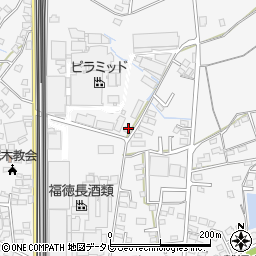 福岡県久留米市荒木町荒木1164周辺の地図