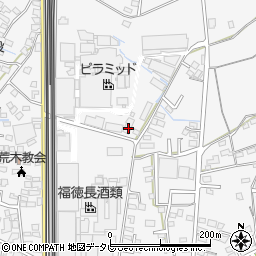 福岡県久留米市荒木町荒木1163周辺の地図