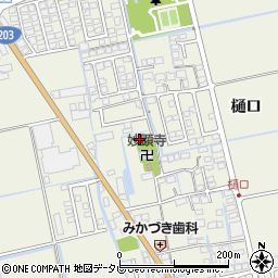 佐賀県小城市樋口978周辺の地図