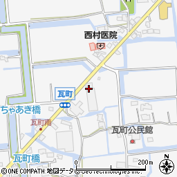 佐賀県佐賀市兵庫町瓦町957周辺の地図