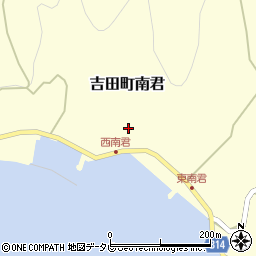 愛媛県宇和島市吉田町南君599周辺の地図