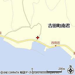 愛媛県宇和島市吉田町南君461周辺の地図