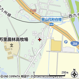 佐賀県伊万里市東山代町長浜1647周辺の地図