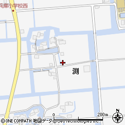 佐賀県佐賀市兵庫町渕1157-3周辺の地図