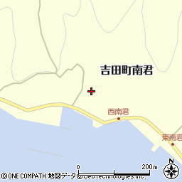 愛媛県宇和島市吉田町南君458周辺の地図